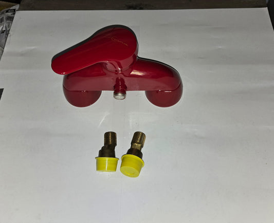 Hansa HANSARONDA Brausebatterie 03670100 Rot Aufputz
