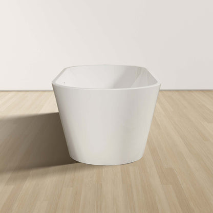 Oase AL – Freistehende Badewanne „Rondo“ – Acryl – 180 × 80 × 58 cm – Glänzend Weiß