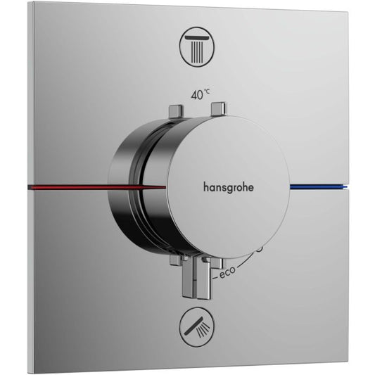 ShowerSelect Comfort E Thermostat Unterputz für 2 Verbraucher 15572000