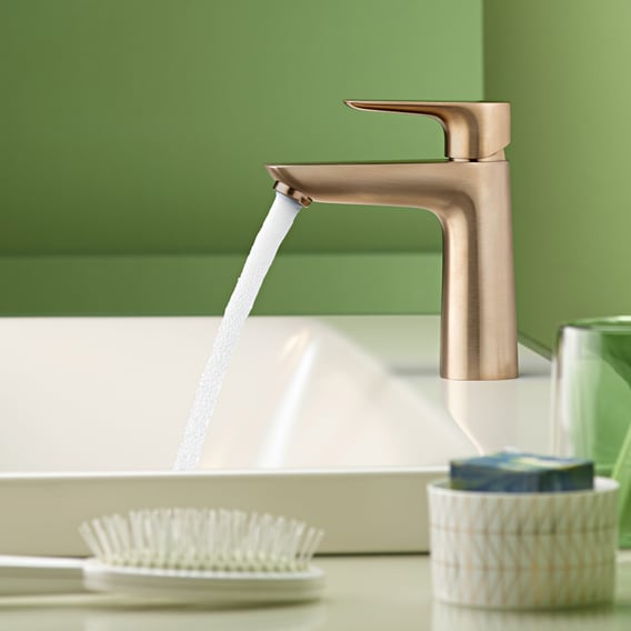 hansgrohe Talis E Waschtischarmatur 110 CoolStart bronze gebürstet