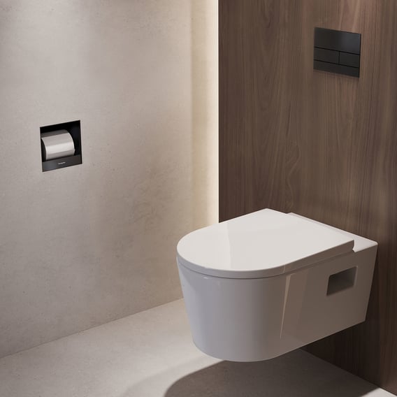 hansgrohe XtraStoris Original Unterputz-WC-Modul schwarz matt