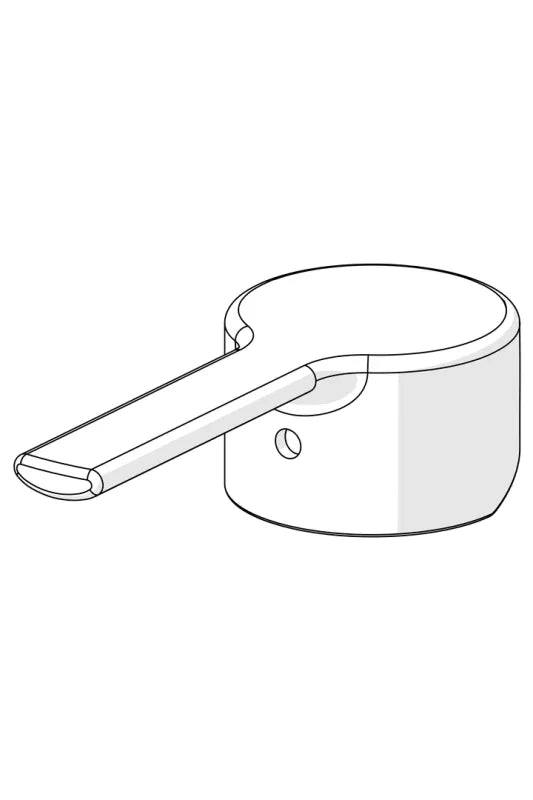 HANSA Hebel mit Glaspin – HANSARONDA – komplett