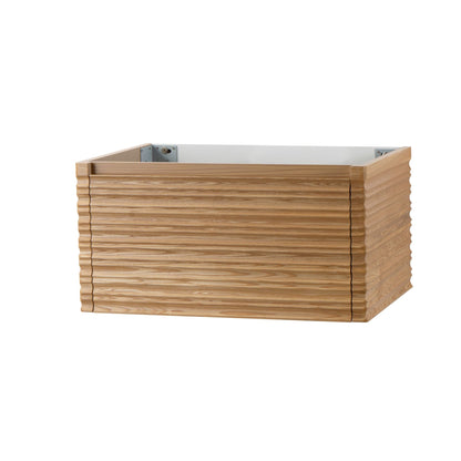 KAMELLIA Waschtischunterschrank - 1 Schublade - Grifflos - Soft-Close - Light Walnut