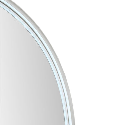 Oase AL Avalo Spiegel - LED-Beleuchtung, oval, mit Rahmen und Heizung