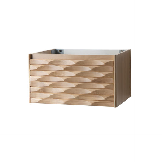 MAGNOLIA Waschtischunterschrank - 1 Schublade - Grifflos - Soft-Close - Light Oak