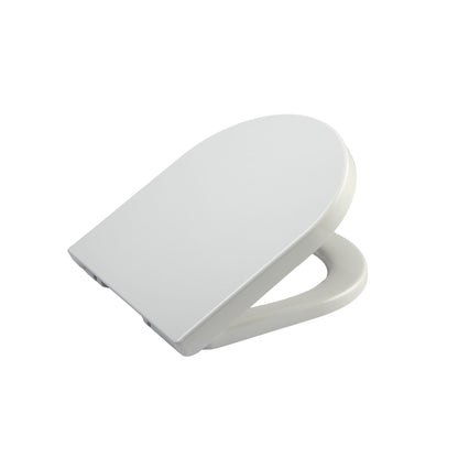 ALONI PREMIUM-TOILETTENSITZ – SOFT CLOSE – QUICK RELEASE – TOPFIX – DUROPLAST – EDELSTAHL-SCHARNIERE – GLÄNZENDES WEISS