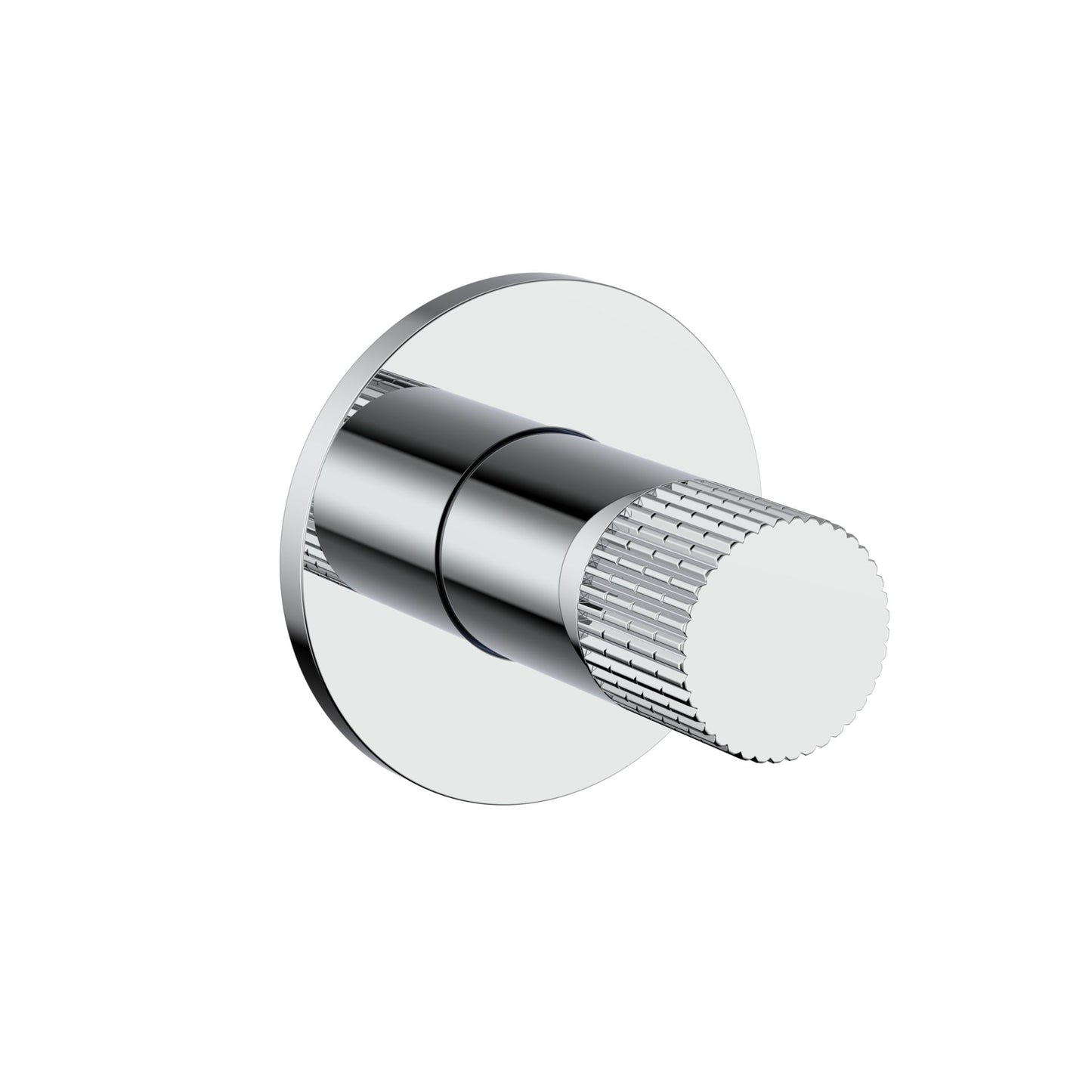 Oase ST Stria Bidetmischer - Kaltwasser | Gerillter Premium-Drehknopf | Unterputz | Chrom