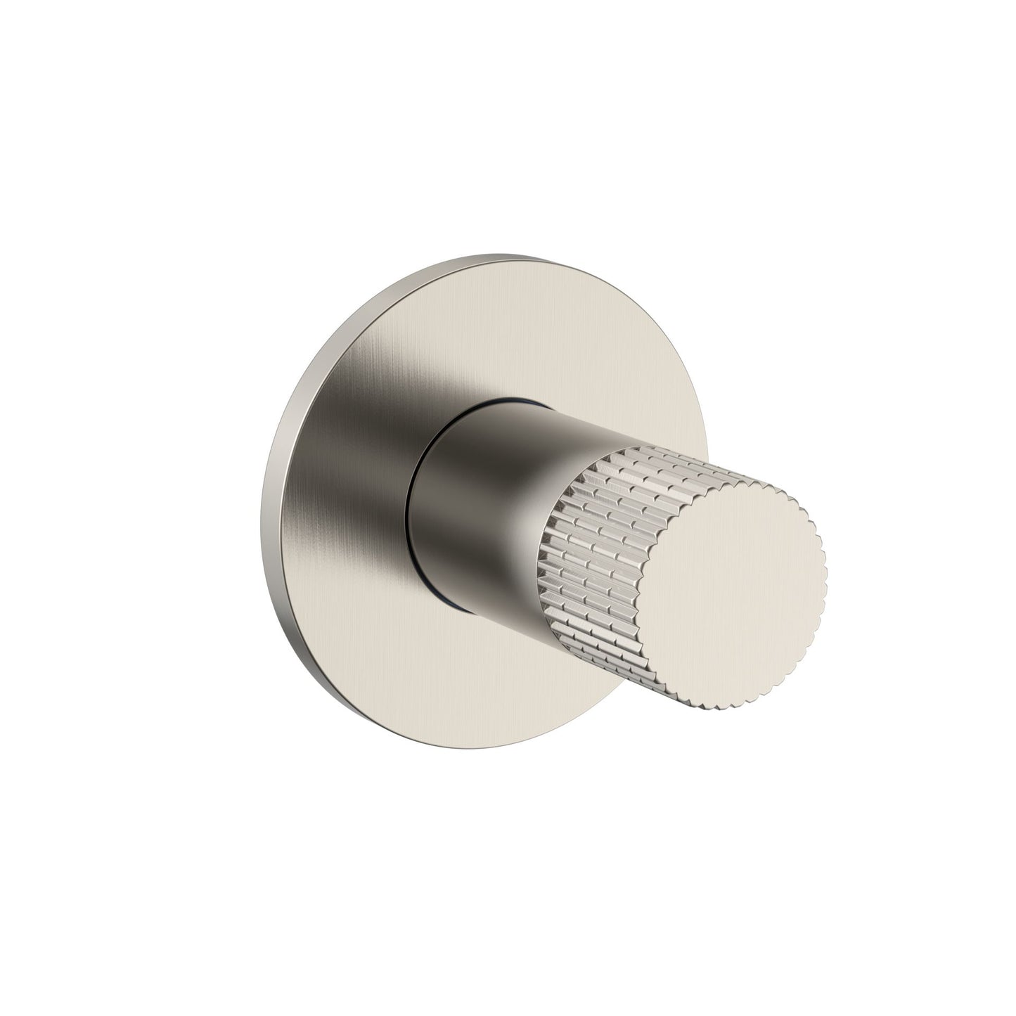 Oase ST Stria Bidetmischer – Kaltwasser | Gerillter Premium-Drehknopf | Unterputz | Brushed Stainless Steel