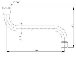 Schwenkauslauf, weiß