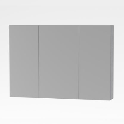 Oase AL Sally Spiegelschrank - 60 cm, 80 cm, 100 cm, 120 cm, Aluminiumfarbe, 2- und 3-Türige Modelle