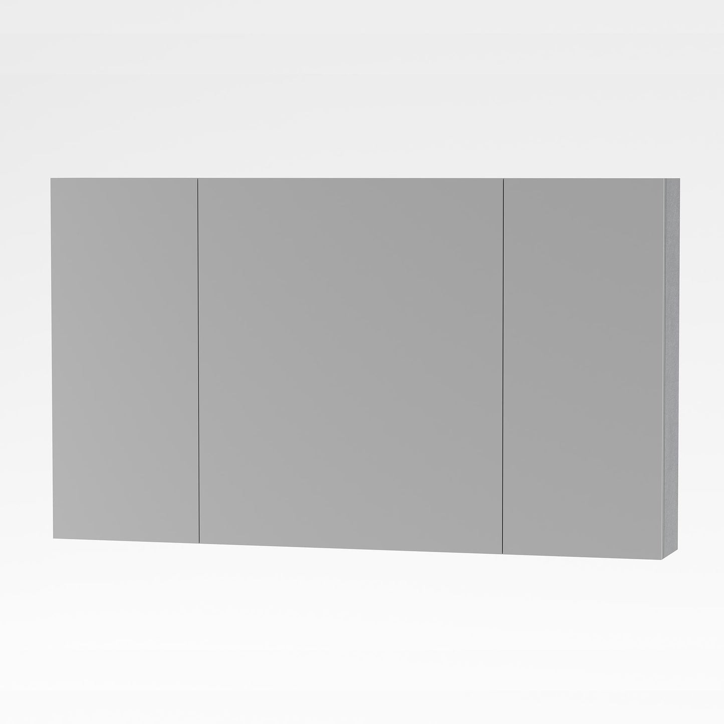 Oase AL Sally Spiegelschrank - 60 cm, 80 cm, 100 cm, 120 cm, Aluminiumfarbe, 2- und 3-Türige Modelle
