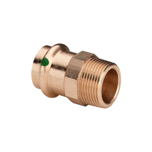 Sanpress Übergangsstück 4511 – 15 mm × 1/2" AG – Siliziumbronze