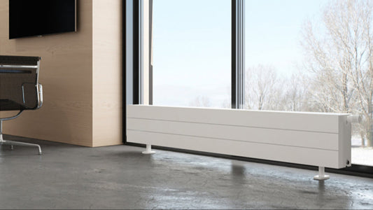 Radiateur universel plan T22, radiateur à vanne compacte, hauteur = 600 mm, avec vanne d'insertion, prise photo et support mural, raccordement central