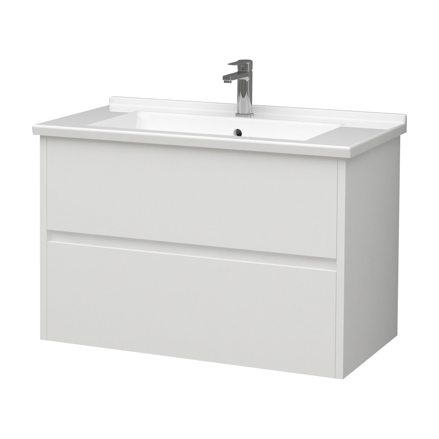 Oase Sun vanity unit with high-quality wooden drawers, side cabinet and mirror